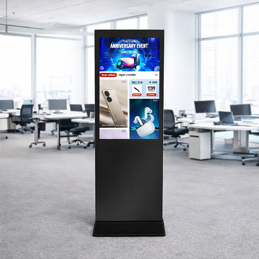 Totem digital publicitario 55" KS-IOT550RA-VM Negro