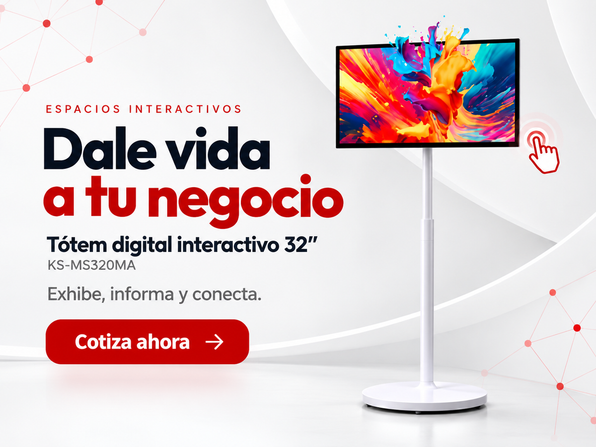 Tótem digital interactivo 32" KS-MS320MA | Dimacofi