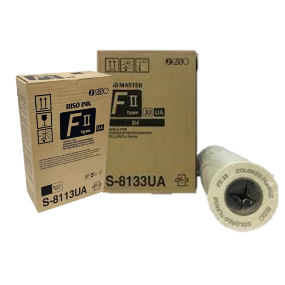 Pack Tintas Riso S-8113UA y Masters S-8133UA x10