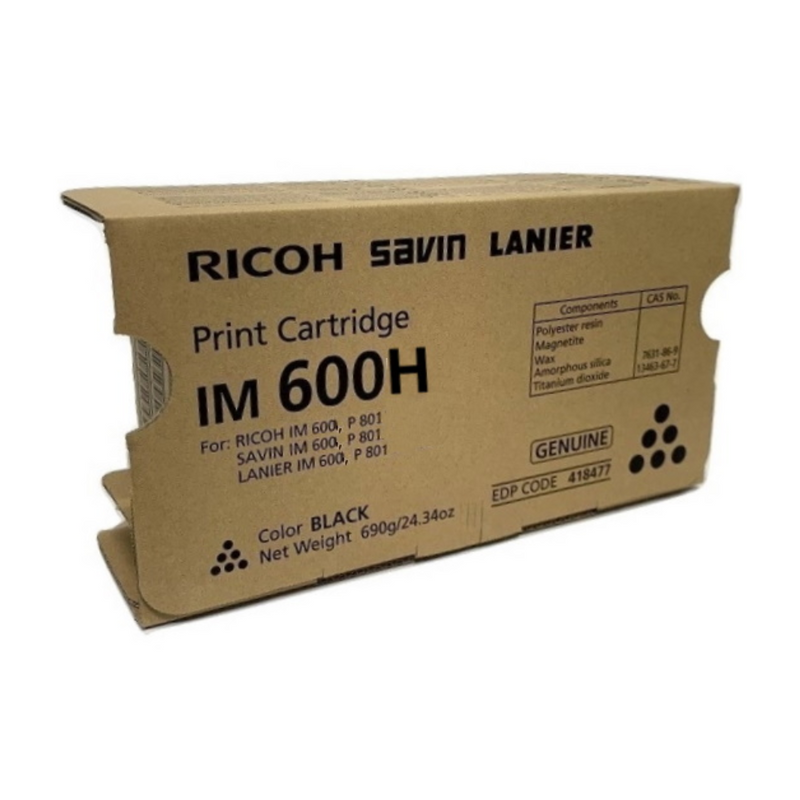 Toner Ricoh Original IM 600H Negro Alta Capacidad