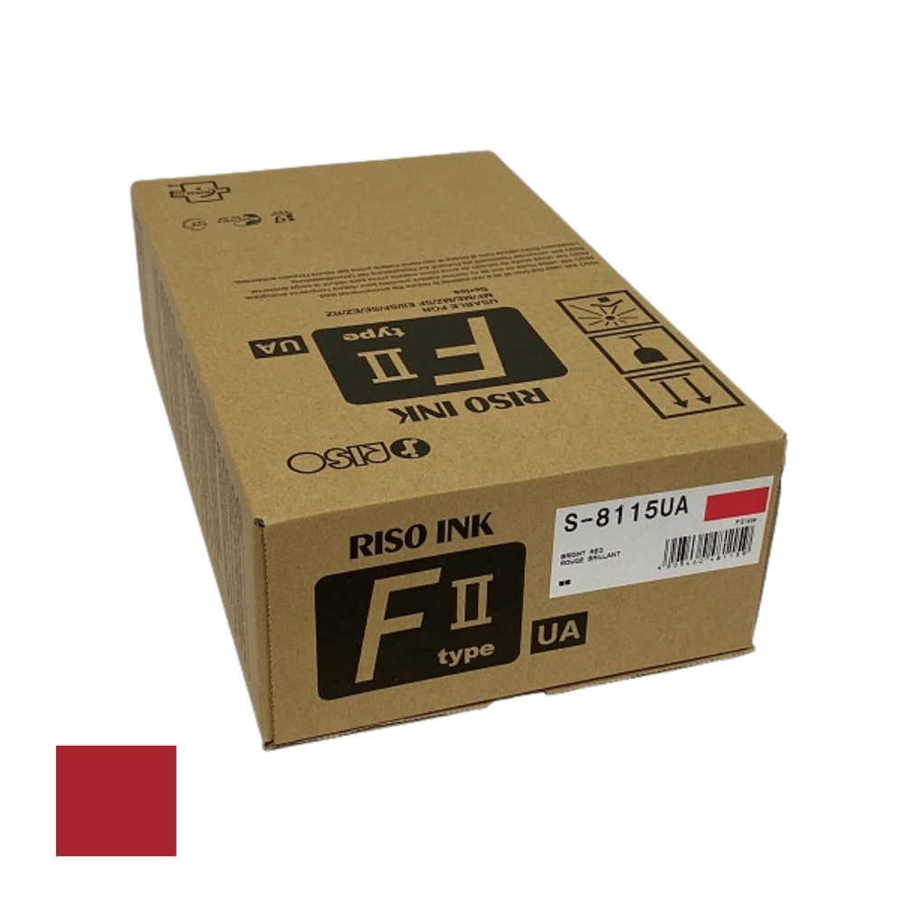 Tinta Riso Tipo F II Rojo Brillante (S-8115UA)