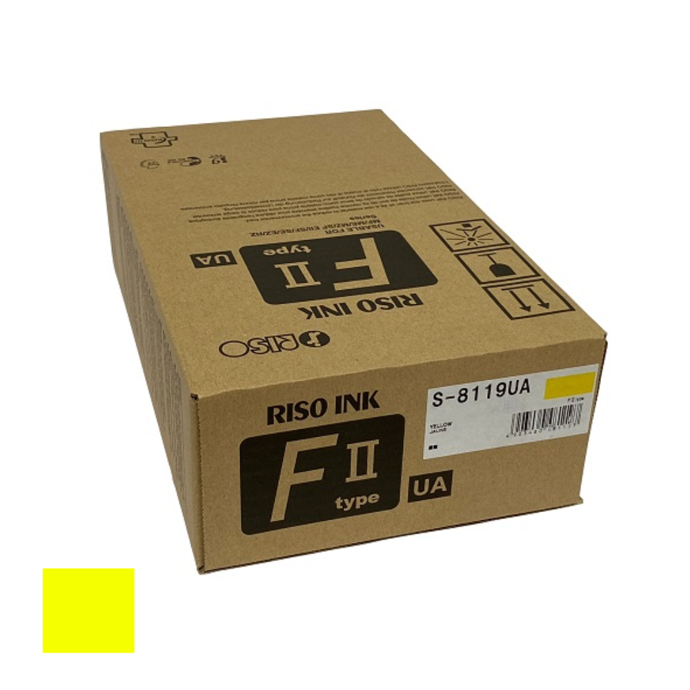 Tinta Riso Tipo F II Amarilla 1000 ml