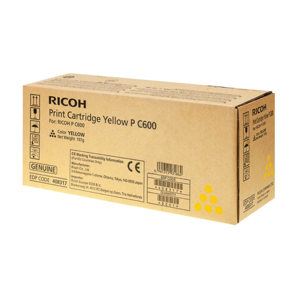 Toner Ricoh P C600 Yellow