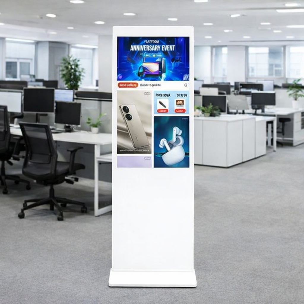 Totem digital publicitario 55" KS-IOT550RA-VM Blanco