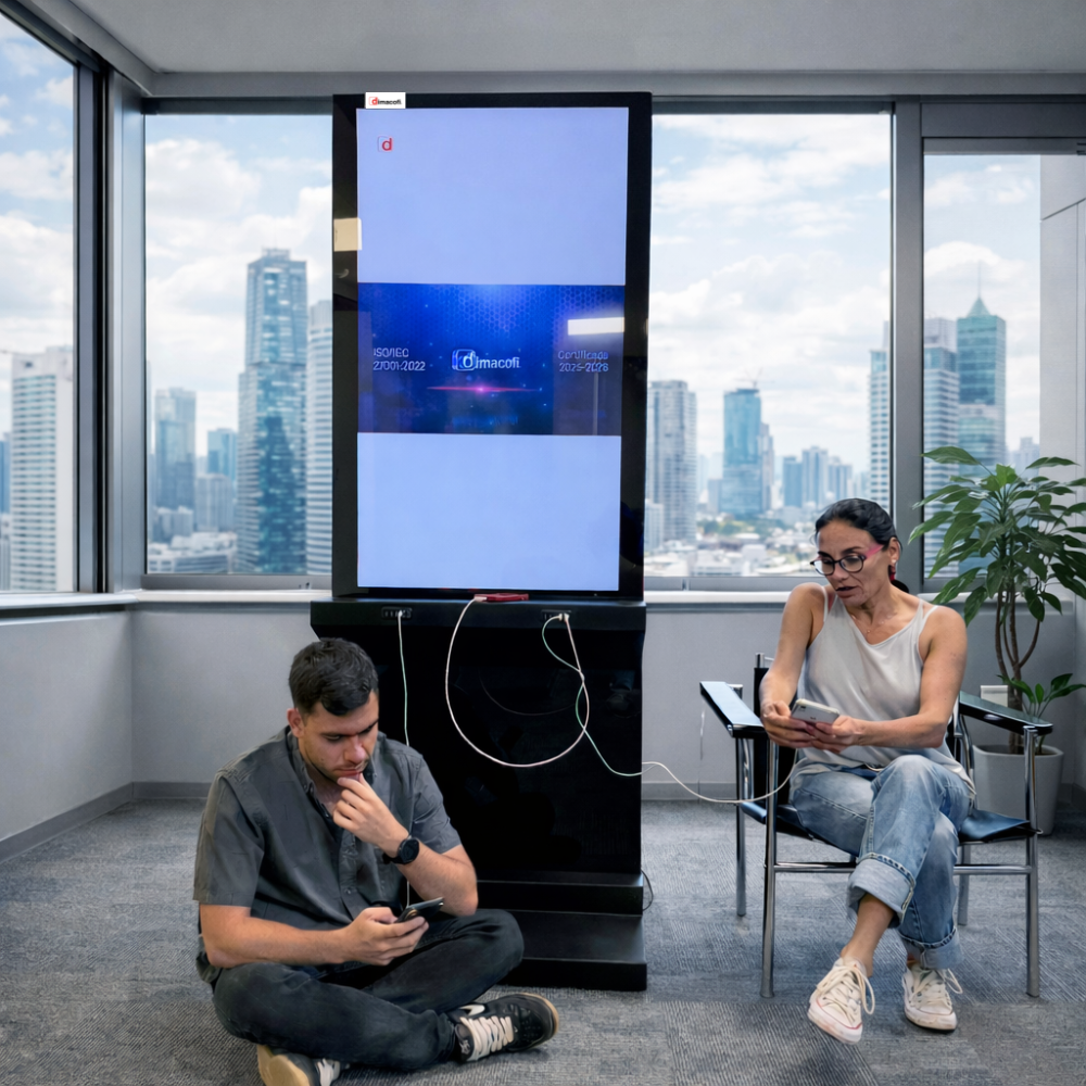 Totem Digital Multicargador 55" Dimacofi