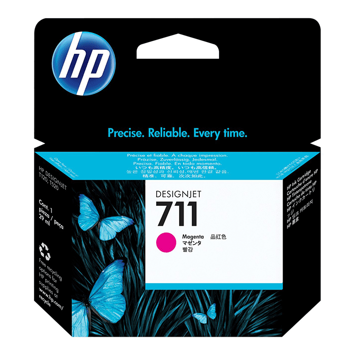 Cartucho de tinta HP 711 Magenta 29 ml CZ131AB
