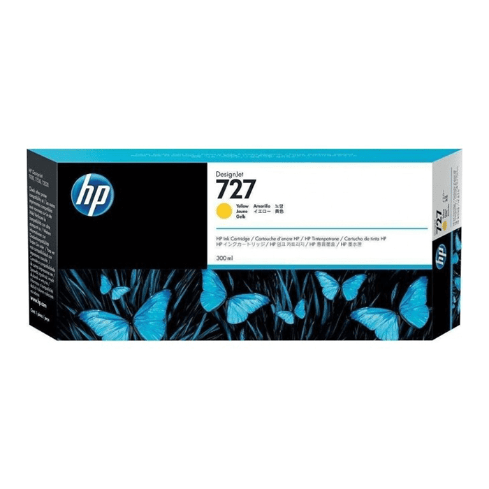 Tinta HP 727 Amarillo 300 ml (F9J78A)